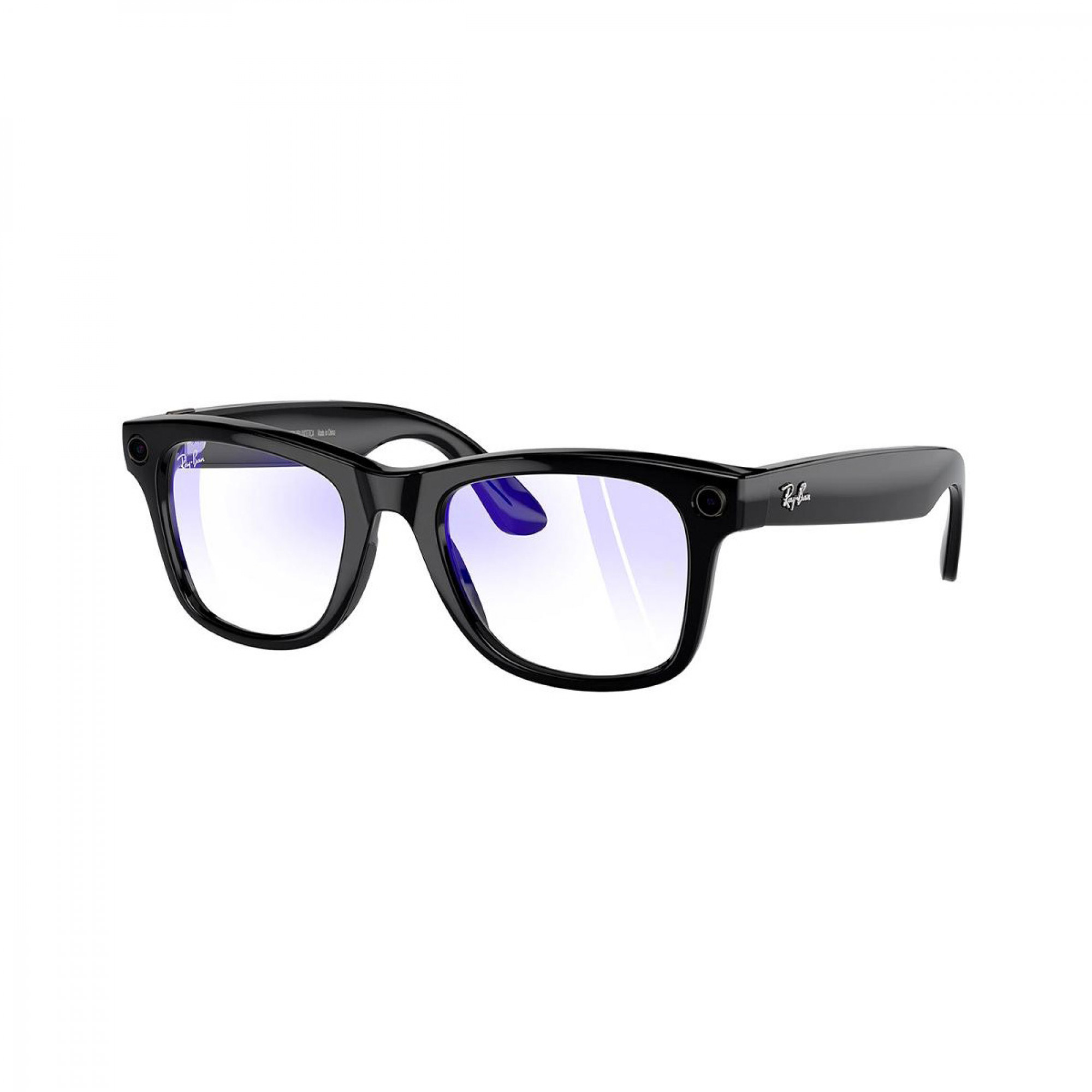 Смарт-окуляри Ray-Ban Meta Wayfarer Shiny Black Frame Clear Lenses (RW4008 601/SB 53-22)